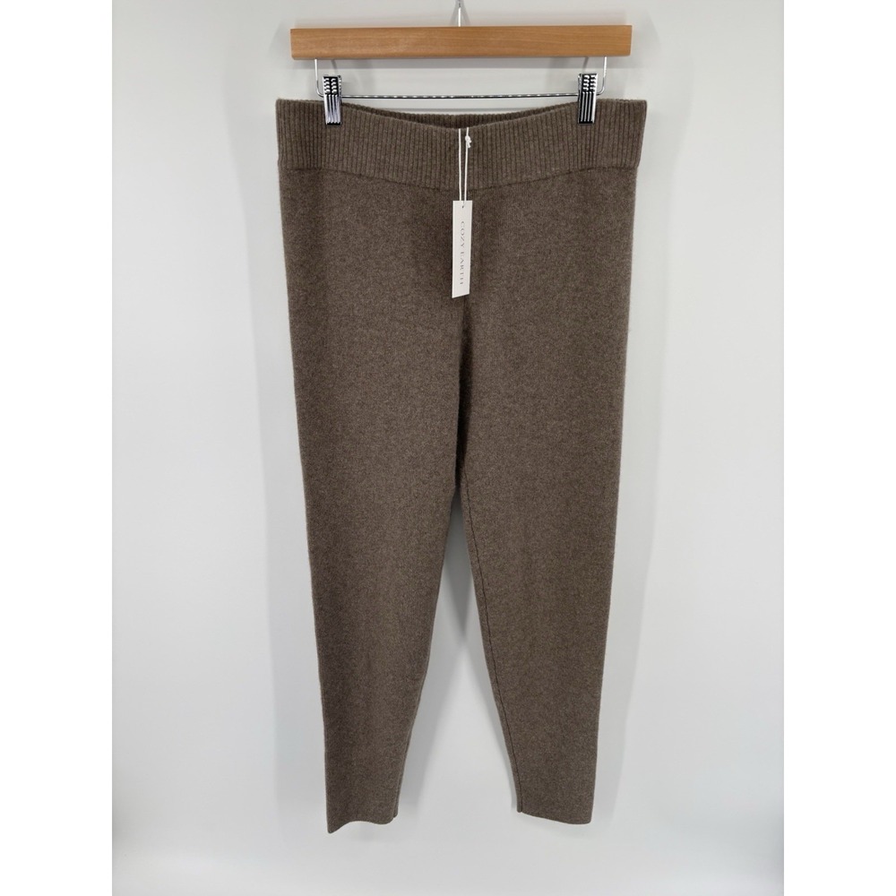 NWT Cozy Earth Women's Cashmere Rib Leggings Sz XL Old Money Quiet Luxury $460